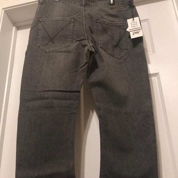 NWT Rap and Roll by pimp Men’s Gray Slim Fit Jeans - Picture 7 of 8